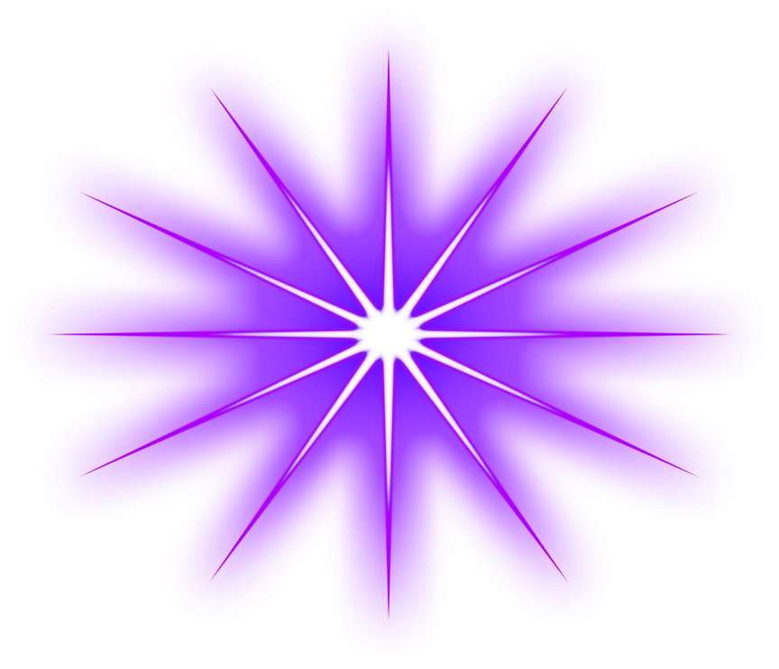 Glowing Purple Lens Flare